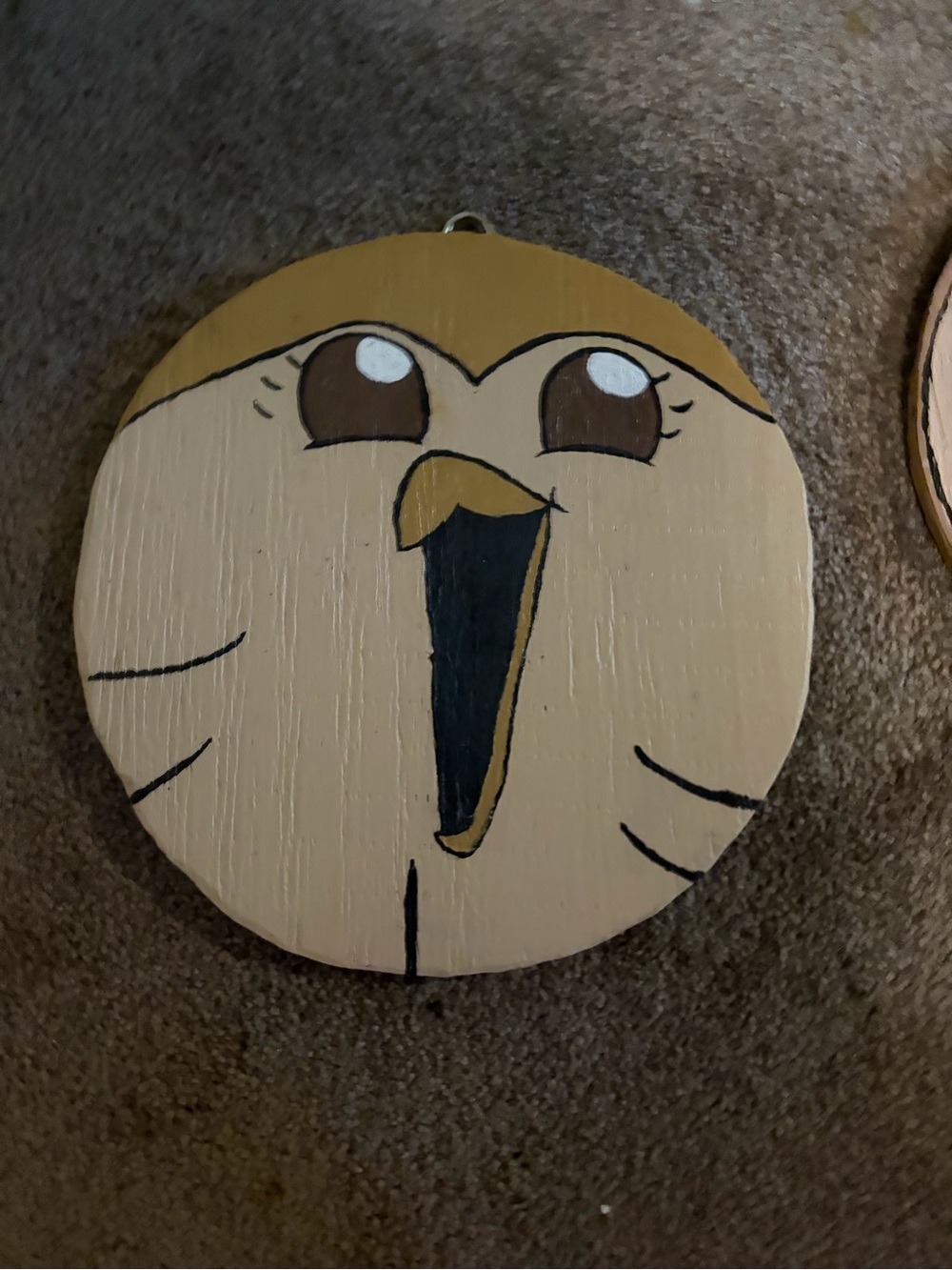 Hand-Painted Hooty from Owl House interchangeably door hanger